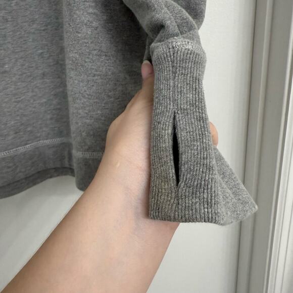 Sweaty Betty Escape Luxe Fleece Hoodie Gray Activewear Athleisure Lounge Sz M - Picture 7 of 8